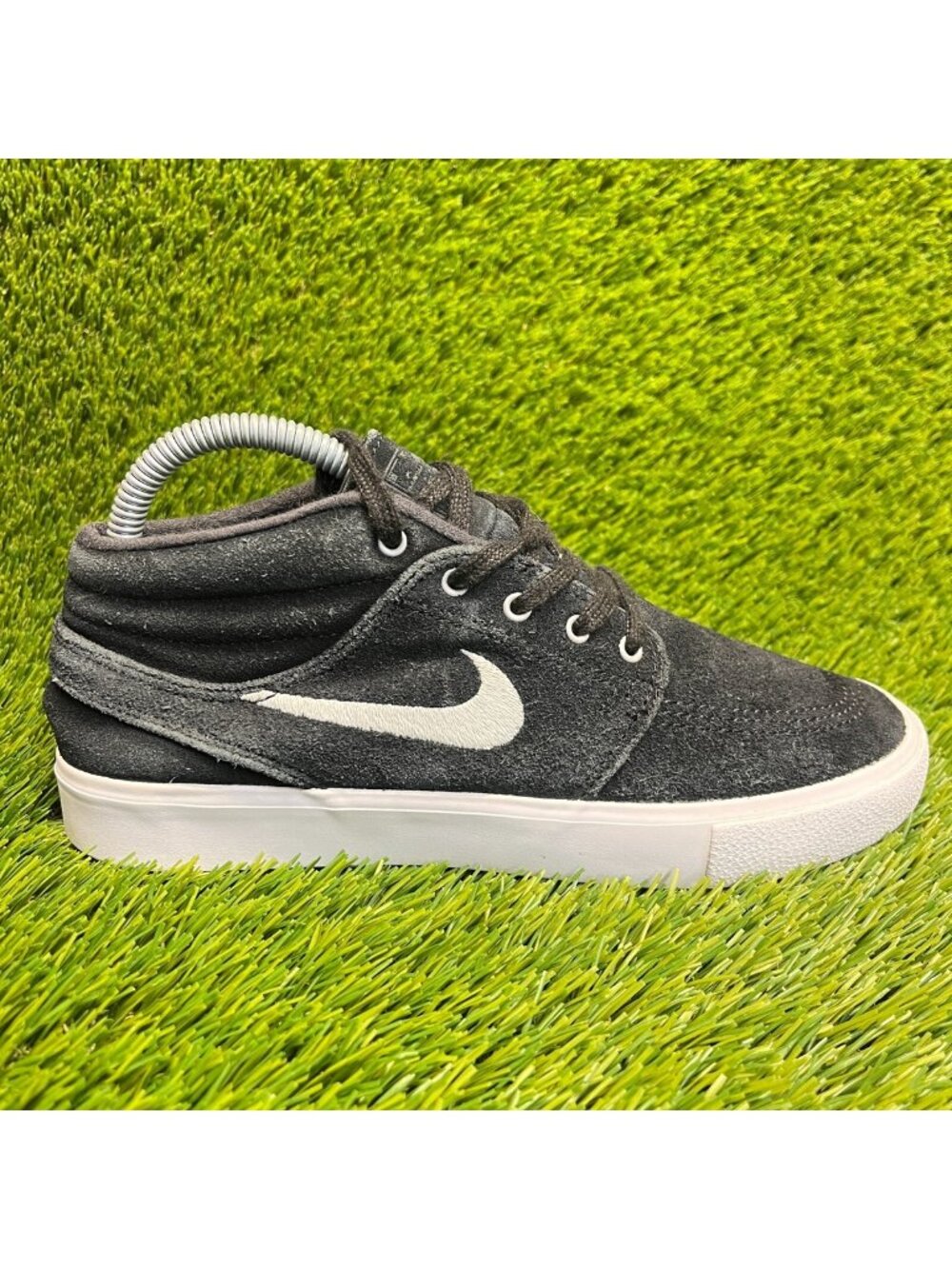 Nike SB Zoom Stefan Janoski Mid RM Mens Size 5.5 Black‎ Walking Shoes Sneakers